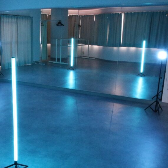 LED照明を使用した状態